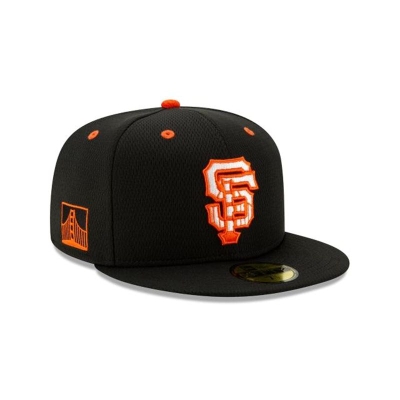 San Francisco Giants Gorra | New Era MLB Batting Practice 59fifty Fitted Cap Mexico - Negros